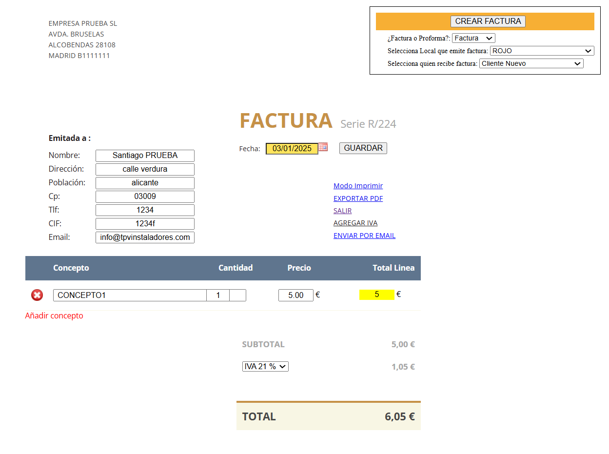 Facturas 2
